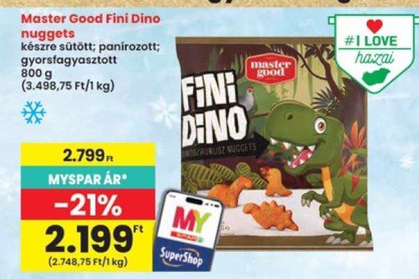 MASTER GOOD FINI DINO NUGGETS