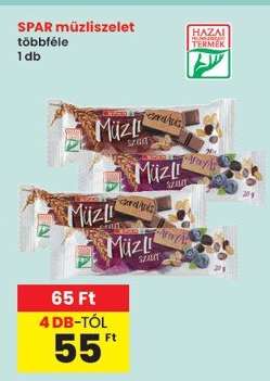 SPAR müzliszelet