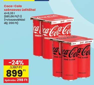 Coca-Cola szénsavas üdítőital