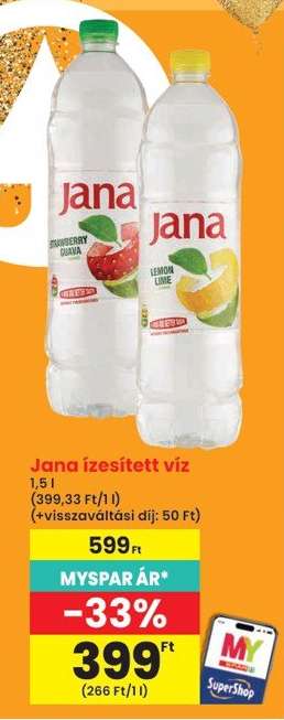 Jana ízesített víz