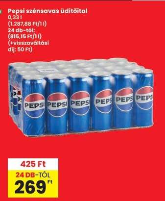Pepsi szénsavas üdítőital