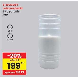 S-BUDGET mécsesbetét