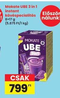 Mokate UBE 3 in 1 instant kávéspecialitás