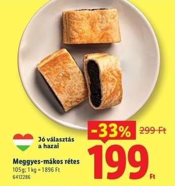 Meggyes-mákos rétes