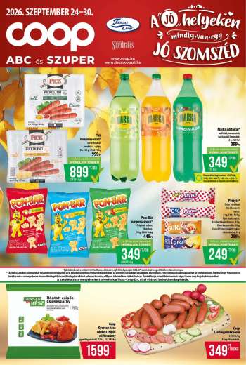 Újság Coop - 2026.09.24 - 2026.09.30.