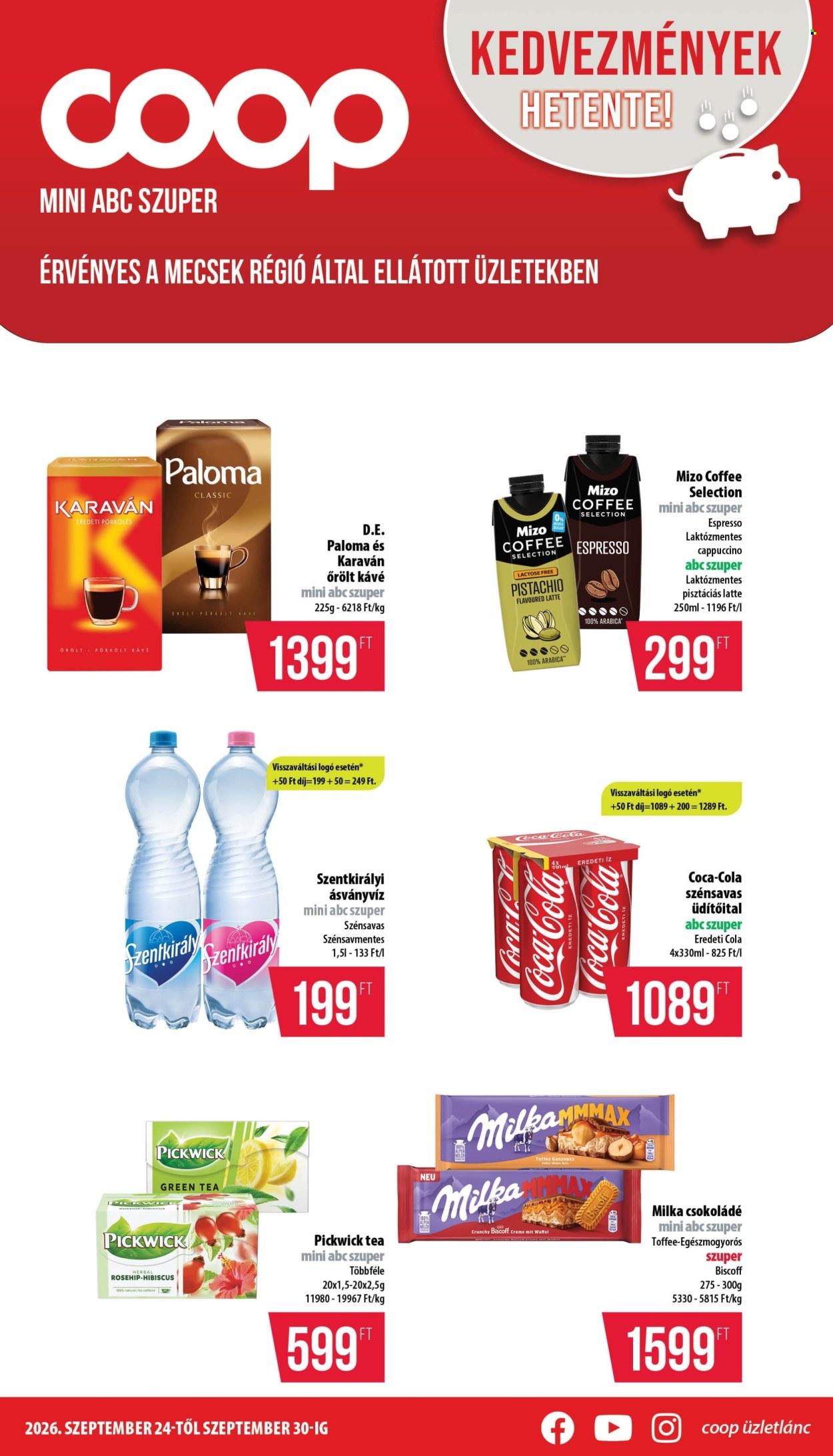 Coop akciós újságok - 2026.09.24 - 2026.09.30. Oldal 1