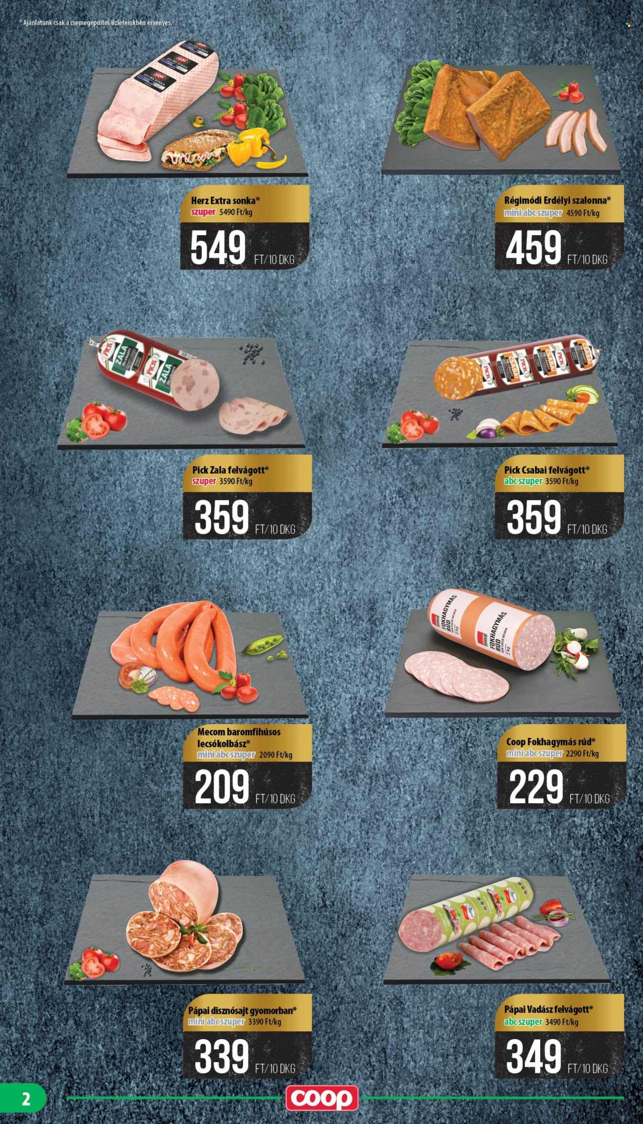 Coop akciós újságok - 2026.09.24 - 2026.09.30. Oldal 2