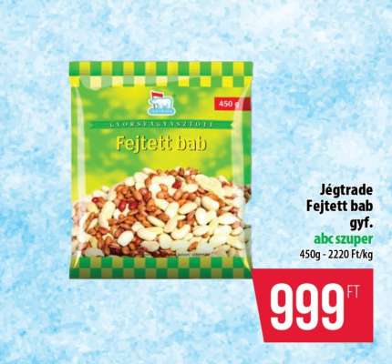 Jégtrade Fejtett bab