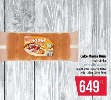 Cake Mania Buns molnárka