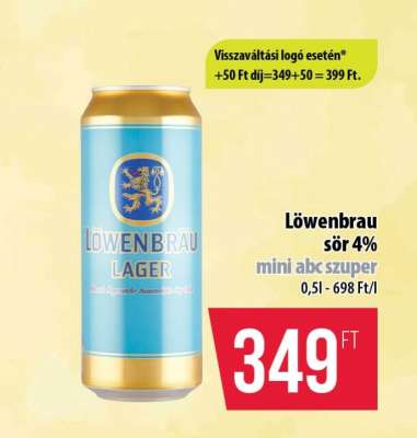 Löwenbrau sör 4%