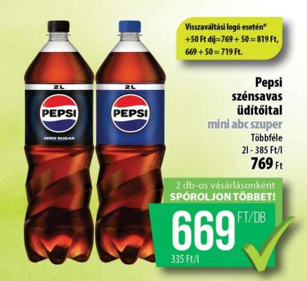 Pepsi szénsavas üdítőital