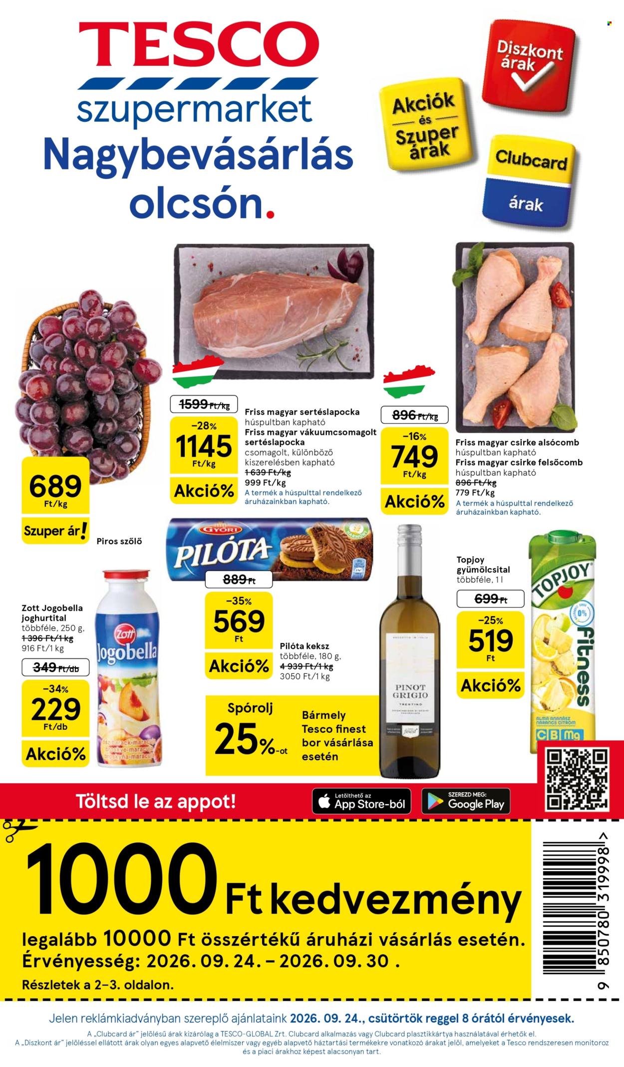 TESCO akciós újságok - 2026.09.24 - 2026.09.30. Oldal 1