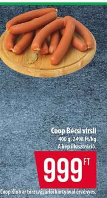 Coop Bécsi virsli