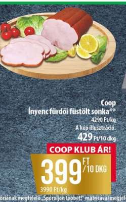Coop ínyenc fürdői füstölt sonka