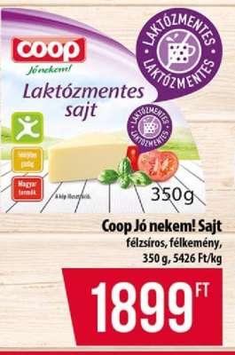 Coop Jó nekem! Sajt