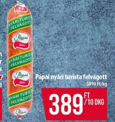 Pápai nyári turista felvágott