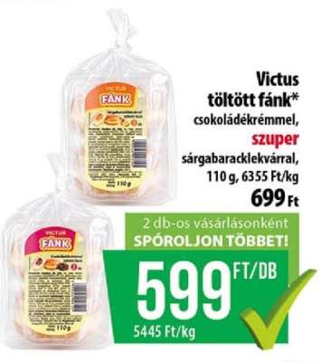 Victus töltött fánk