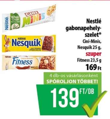 Nestlé gabonapehely-szelet