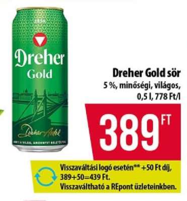 Dreher Gold sör