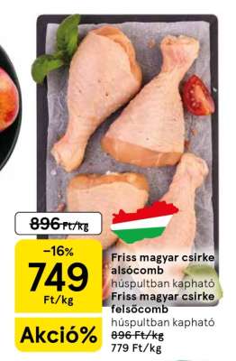 Friss magyar csirke-alsócomb
