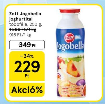 Zott Jogobella joghurtital