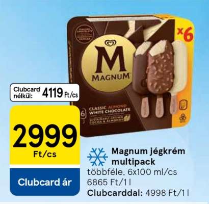Magnum jégkrém multipack