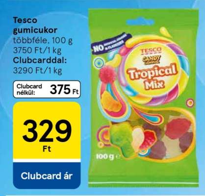 Tesco gumicukor