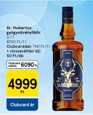 St. Hubertus gyógynövénylikőr