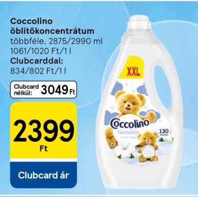 Coccolino öblítőkoncentrátum