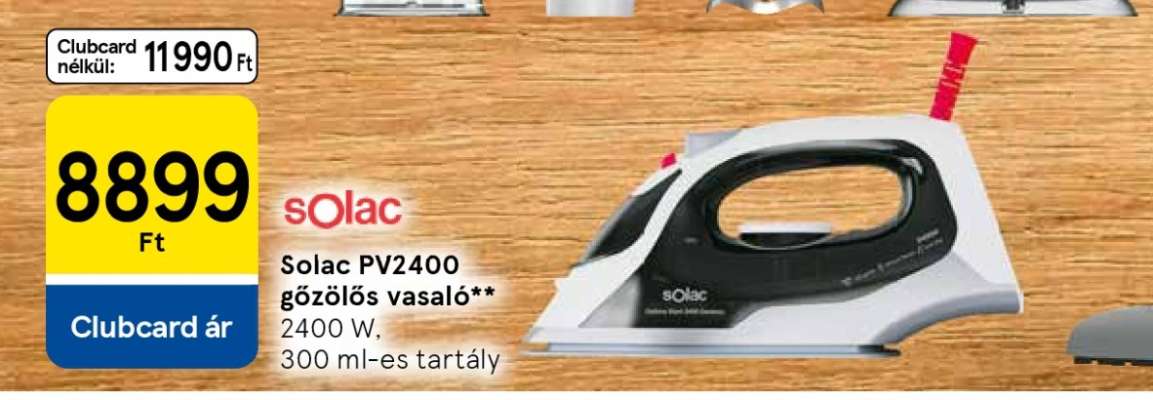Solac PV2400 gőzölős vasaló