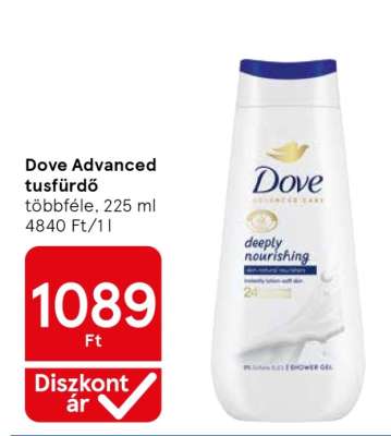 Dove Advanced tusfürdő