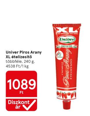 Univer Piros Arany XL ételízesítő
