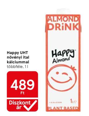 Happy UHT növényi ital kalciummal