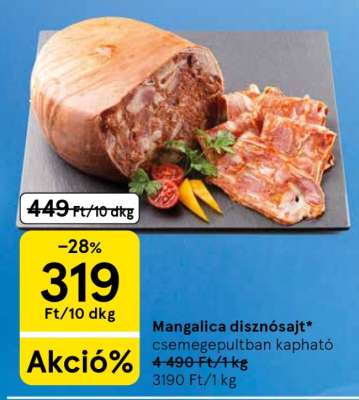 Mangalica disznósajt