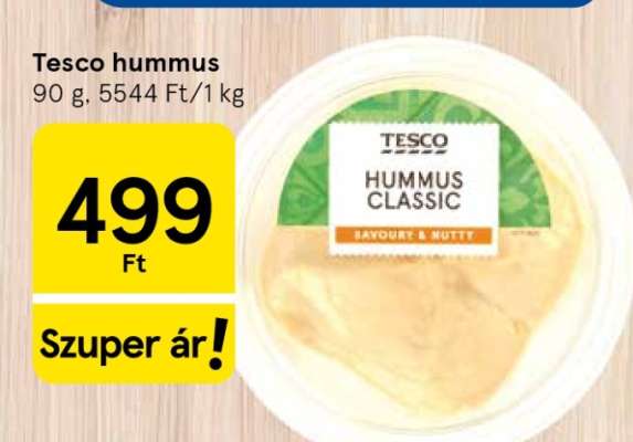 Tesco hummus