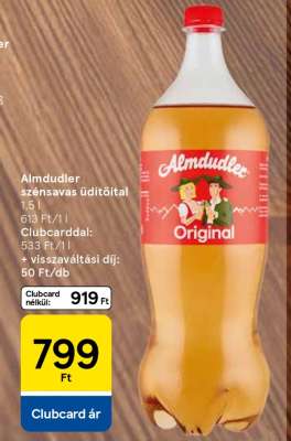 ALMDUDLER Szénsavas üdítőital*