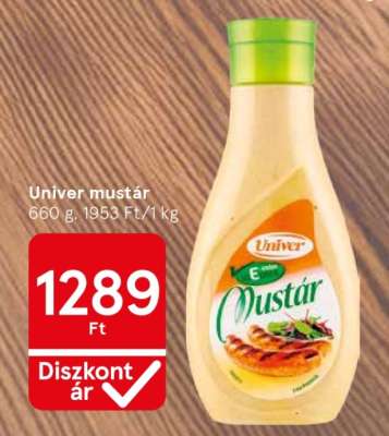 UNIVER﻿﻿ Mustár*