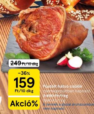 Füstölt hátsó csülök