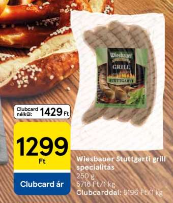 Wiesbauer Stuttgarti grill specialitás