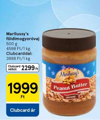 Marilussy's földimogyoróvaj