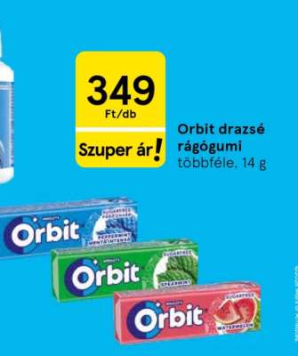Orbit drazsé rágógumi