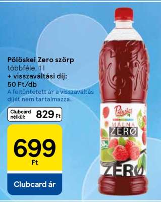 Pölöskei Zero Szörp