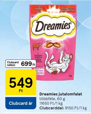 Dreamies Jutalomfalat