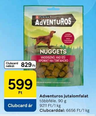 Adventuros jutalomfalat