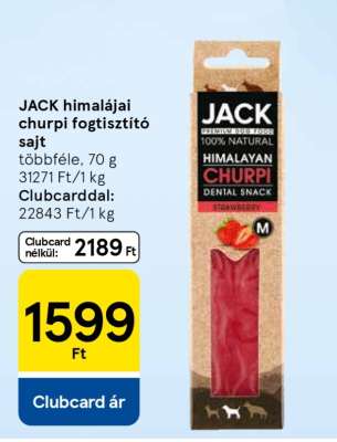 JACK Himalájai Churpi Fogtisztító Sajt