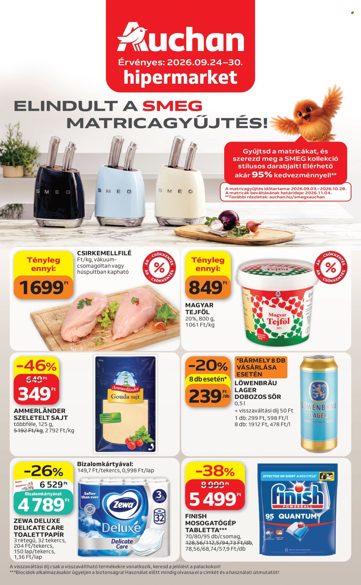 Auchan akciós újságok - 2026.09.24 - 2026.09.30. Oldal 1