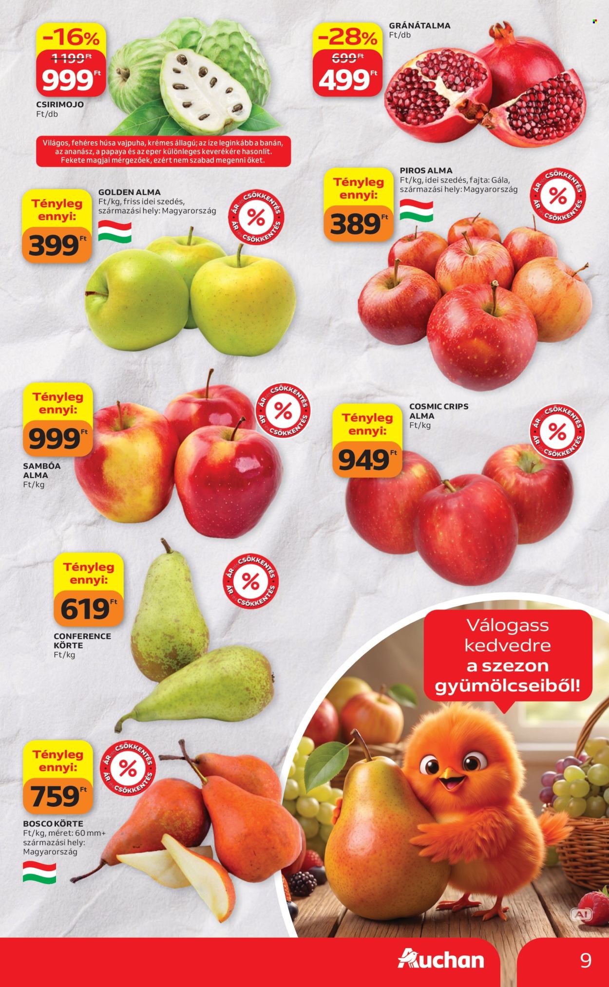 Auchan akciós újságok - 2026.09.24 - 2026.09.30. Oldal 9