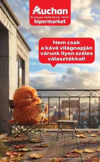 Újság Auchan - 2026.09.24 - 2026.10.07.