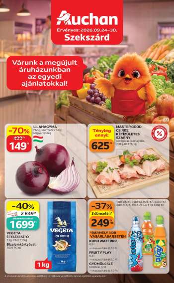 Újság Auchan - 2026.09.24 - 2026.09.30.