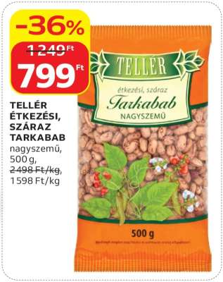 TELLÉR ÉTKEZÉSI, SZÁRAZ TARKABAB